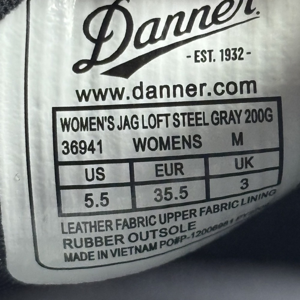 Danner Jag Loft Women's US 5.5M Steel Gray 200G Insulated Slip-On Winter Shoes - Picture 16 of 16